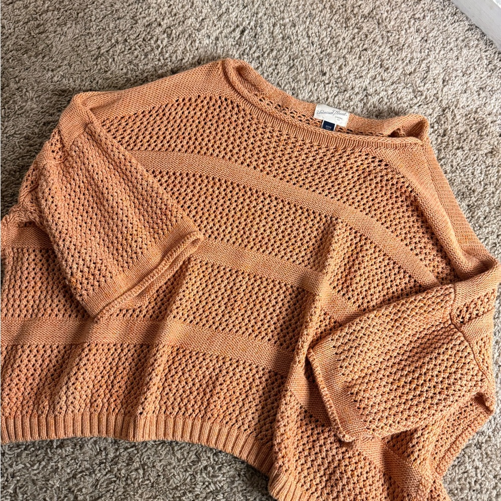 Universal Thread Orange Knit Top